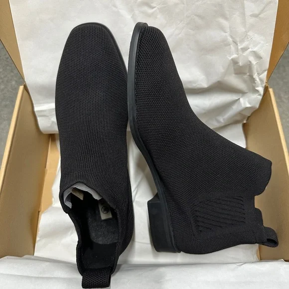 VIVAIA Ladies Slip-On Square-Toe Chelsea Ankle Boots - Picture 1 of 5